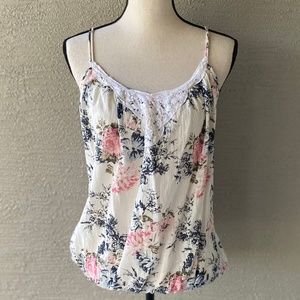 Women's Floral Sleeveless Top